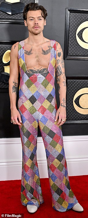 Styles abgebildet 2023 bei den Grammy Awards in Los Angeles