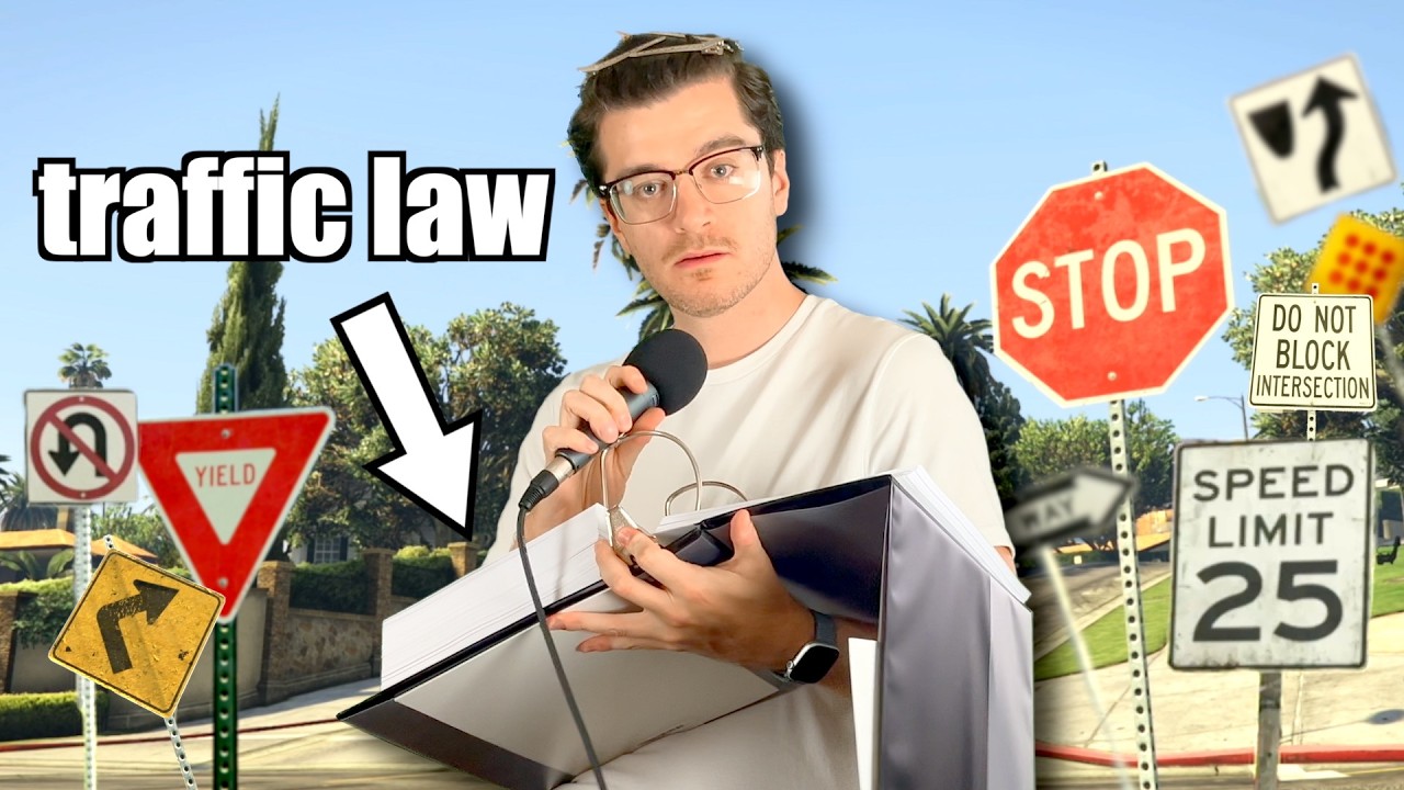 Entsprechen die Straßenschilder von GTA5 dem kalifornischen Recht? - YouTube