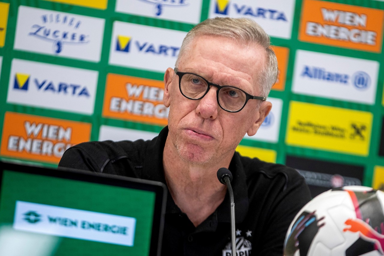 Trainer Peter Stöger (Rapid)