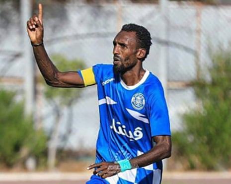 Football star Suleiman Obeid Suleiman al-Obeid, who has been killed in Gaza