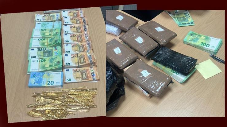166.000 Euro im Wert von illegalem Gold und Devisen, die am Grenzübergang gefangen wurden