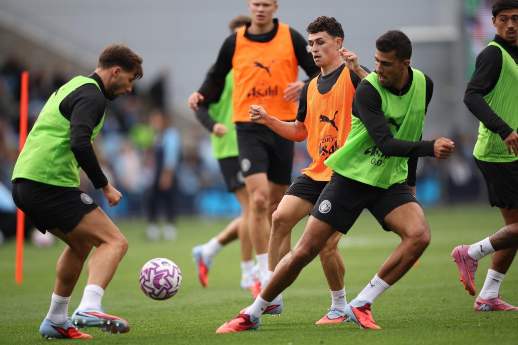 Rodri durante la pretemporada con el Manchester City EFE/EPA/ADAM VAUGHAN
