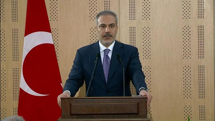 Last Minute | Außenminister Hakan Fidan hält eine Pressekonferenz mit seinem ägyptischen Gegenstück ab
