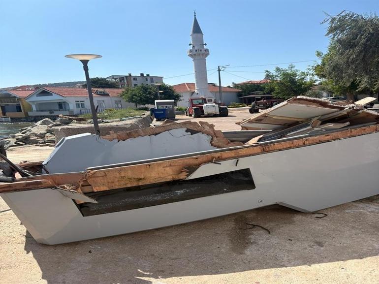 Suchstudien von Yukayı am Tag 6: Bootsteile fanden Kıvanç Tatlıtuğ, der zu diesem Punkt hingewiesen wurde