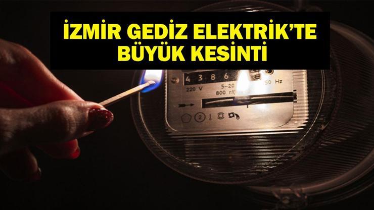 12. August İzmir Power Detail: Wann endet der Gediz -Stromausfall? Wann kommt der Strom in Izmir? Hier ist die Liste der Abzüge