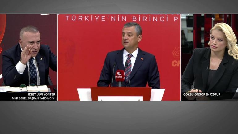 MHP stellvertretender Vorsitzender İzzet Ulvi Yönter bewertete die Agenda von CNN türk