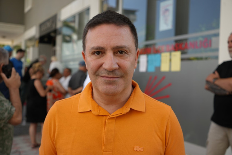 CHP -Delegierteauswahl in Samsun auf der Kamera