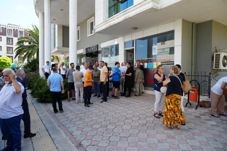 CHP -Delegierteauswahl in Samsun auf der Kamera