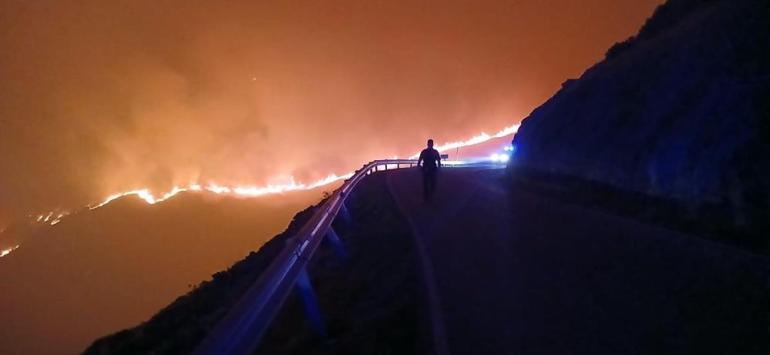 Spanienwaldbrand an 14 verschiedenen Punkten: 7 Lebensverlust