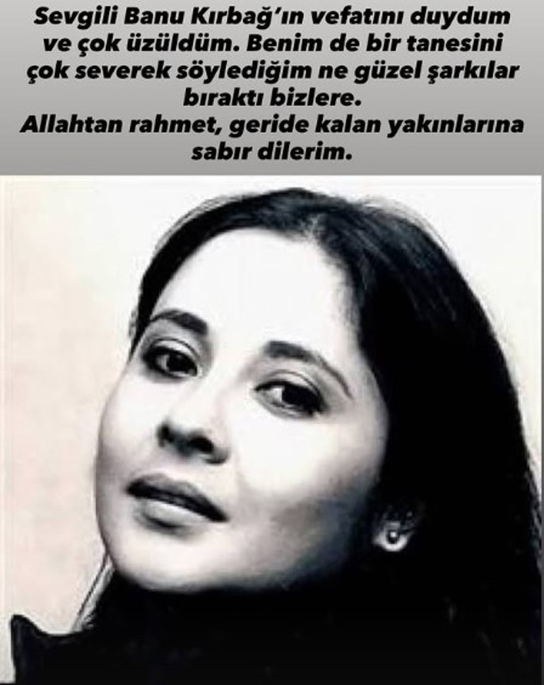Müzik dünyasının acı kaybı.... Banu Kırbağ hayatını kaybetti
