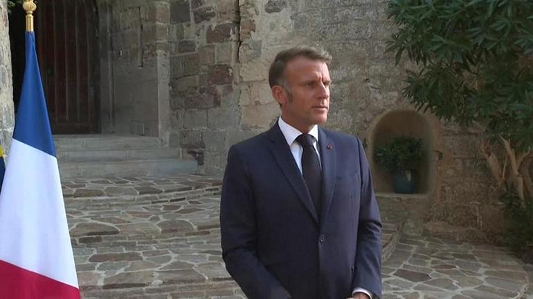 Putin Beschreibung von Macron: will keinen Frieden
