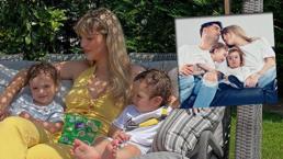 Die Enkelkinder des Kaisers wurden ein großer junger Mann! Glückliche Familie positiv