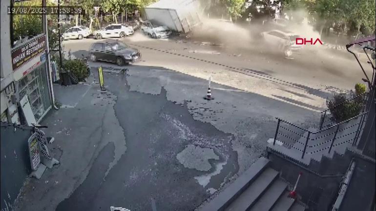 Die Bremse des Lastwagens explodierte: Neue Bilder aus einem schrecklichen Unfall