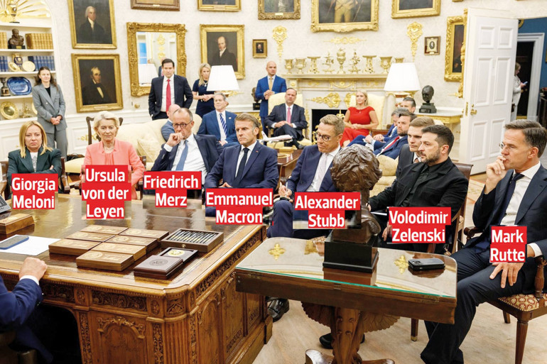 Sie würden Zelenski hochziehen und Zelenski zog sie nach unten