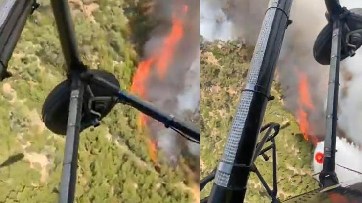 Waldfeuer in Denizli! Luft- und Landintervention wird fortgesetzt Waldfeuer in Denizli! Luft- und Landintervention wird fortgesetzt