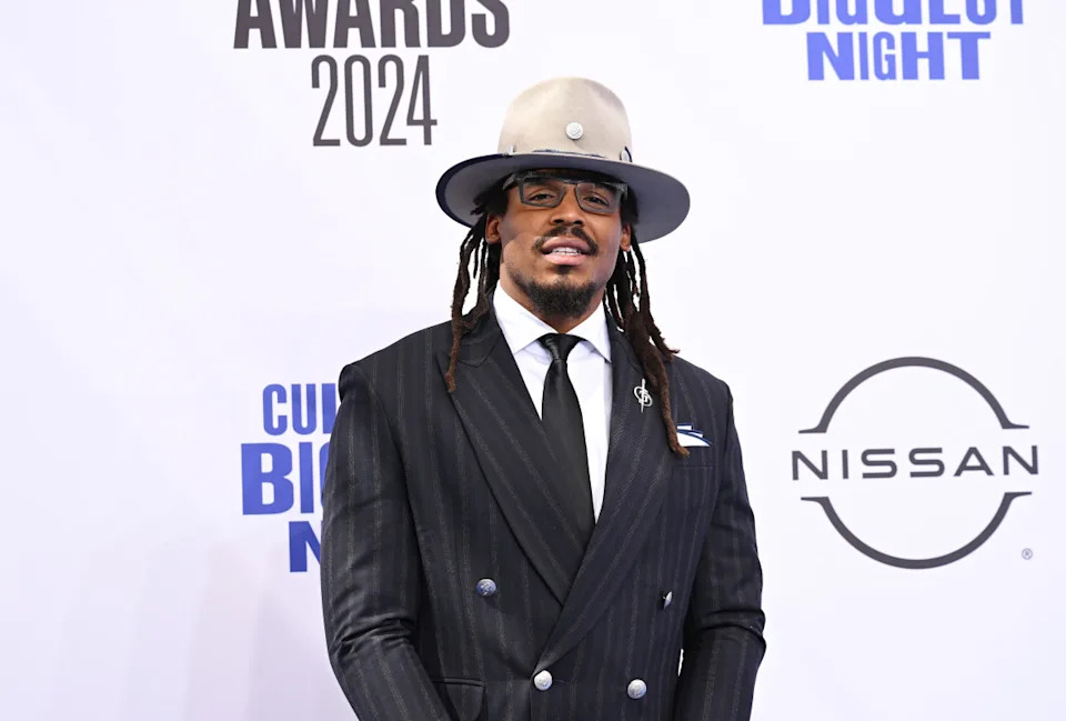 Cam Newton bei den 2024 Bet Awards im Peacock Theatre am 30. Juni 2024 in Los Angeles, Kalifornien. (Foto von Gilbert Flores/ Billboard über Getty Images) Gilbert Flores & Sol; Getty Images