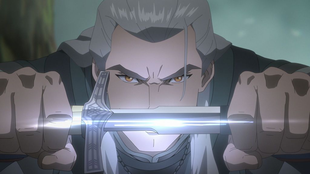Geralt von Rivia in den Witcher -Sirenen der Tiefe