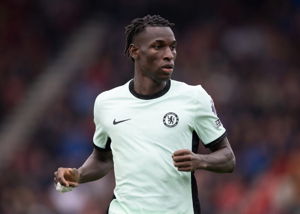 Nicolas Jackson aus Chelsea während des Premier League -Spiels zwischen AFC Bournemouth und Chelsea FC im Vitalität Stadium am 17. September 2023 in Bour ...