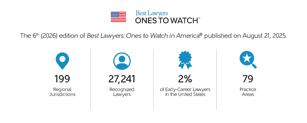 Highlights aus der 2026 -Ausgabe der besten Anwälte: EINE, die in Amerika zu sehen sind