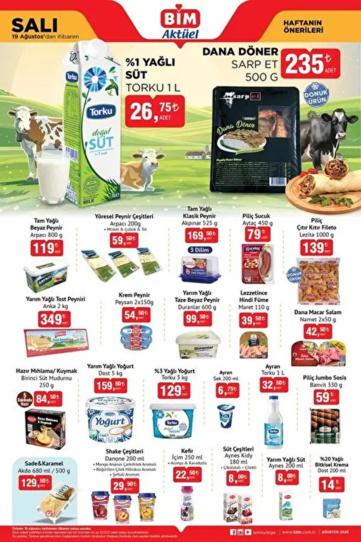 22. August BİM Current Storpingery Catalog bietet wichtige Möglichkeiten für diejenigen, die für die Schule einkaufen möchten. Vom Buch bis zum Bleistift, vom Radiergummi bis zur Schulbeutel, werden viele Produkte zu erschwinglichen Preisen zur Verfügung gestellt. Schüler und Eltern sollten diese Woche keine reduzierten Produkte verpassen, indem sie BIioM -Geschäfte besuchen.