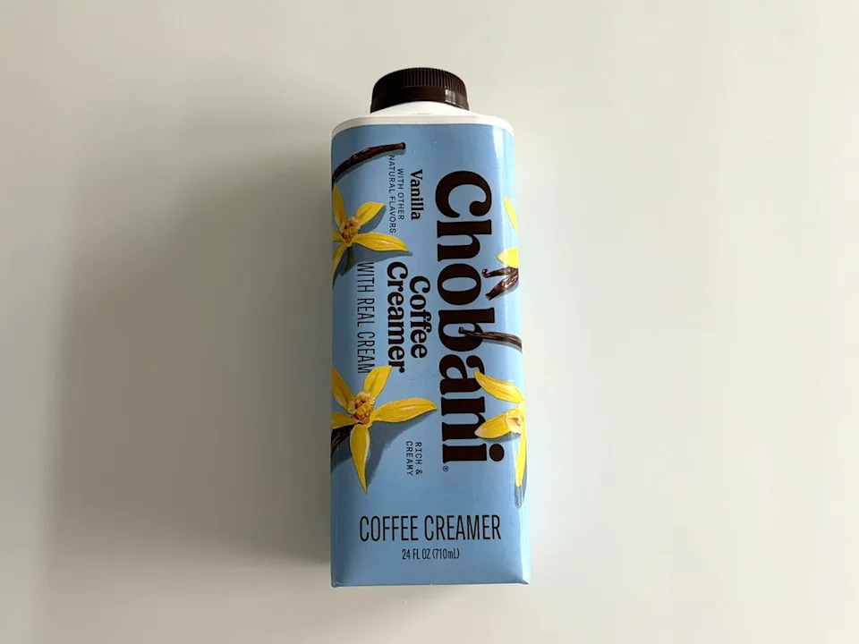 Chobani vanilla coffee creamer