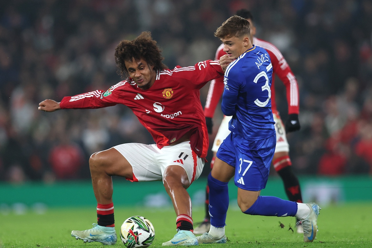 Joshua Zirkzee in Manchester United gegen Leicester