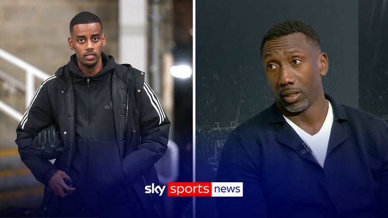 Jimmy Floyd Hasselbaink reagiert auf die Transfer -Saga um den Alexander Isak von Newcastle, der einen Schritt zu den Rivalen der Premier League Liverpool sichern will.