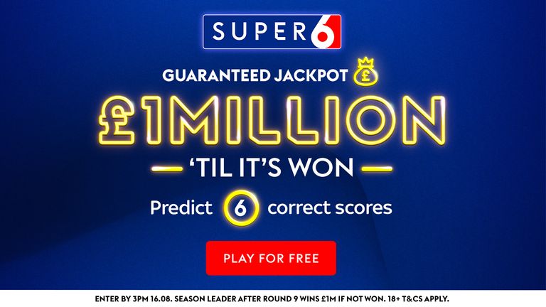 Gewinnen Sie £ 1M mit Super 6