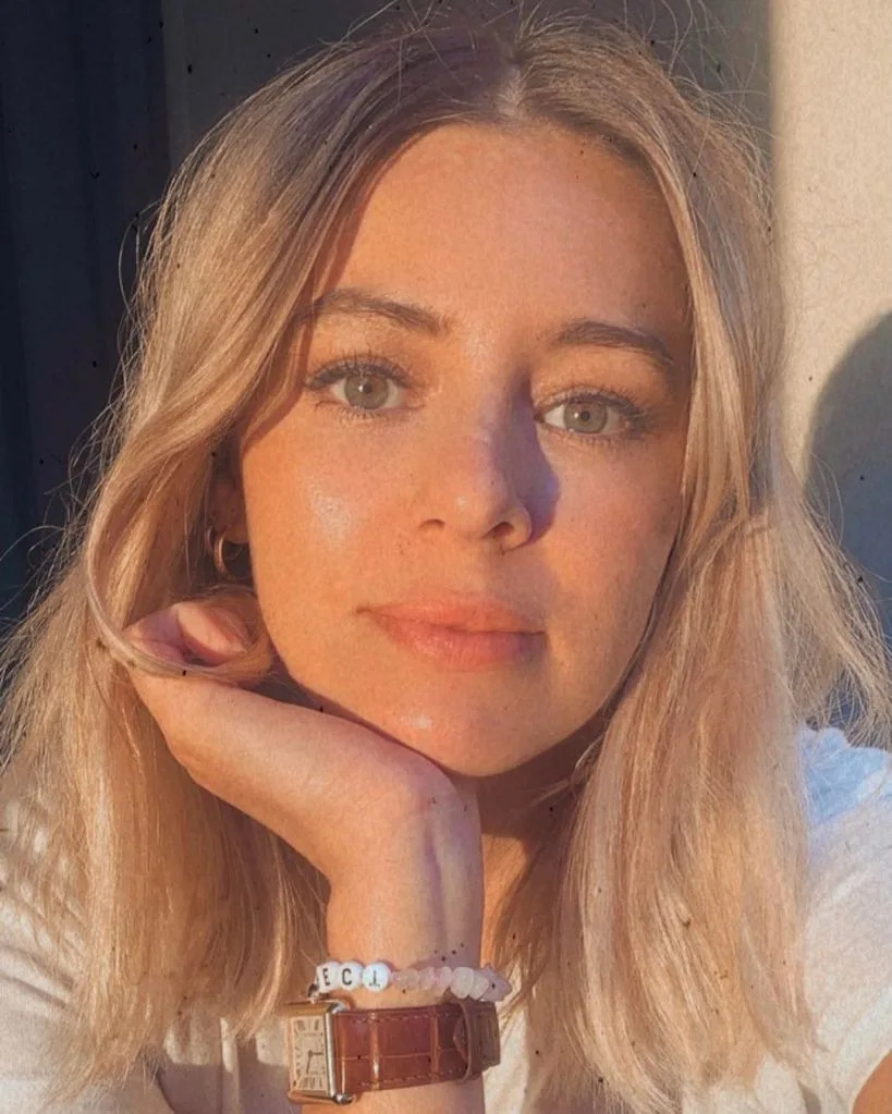 Keeley Hazell in einem Selfie.
