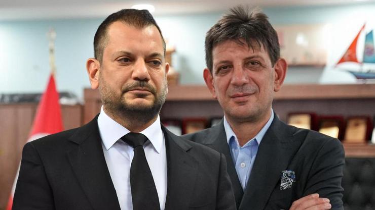 İsmail Turgut Öksüz gratulierte Ertuğrul Doğan zur Übertragung von Uğurcan çakır İsmail Turgut Öksüz gratulierte Ertuğrul Doğan zur Übertragung von Uğurcan çakır