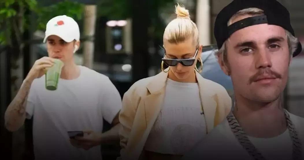 Justin Bieber USLU hört nicht auf, Scooter fuhr mit Unterwäsche.