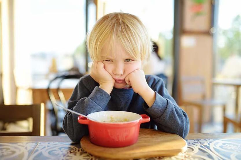 Die Präsentation der Präsentation kann einen Appetit bei Kindern eröffnen.