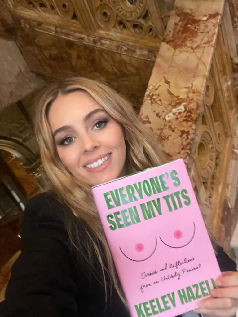 Keeley Hazell mit ihren neuen Memoiren 