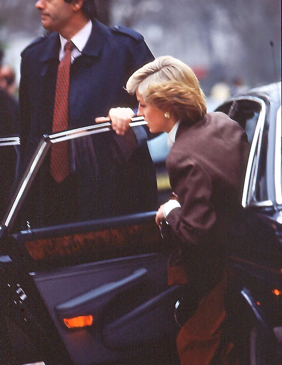 Prinzessin Diana, die an verschiedenen königlichen Engagements aus Washington, DC, teilnimmt