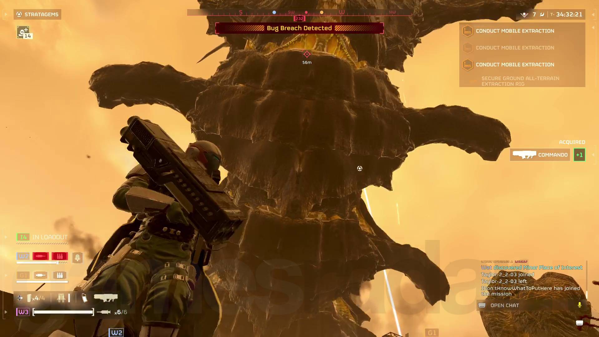 Helldivers 2 Hive Lord Bauch floppt auf die Höllendiver