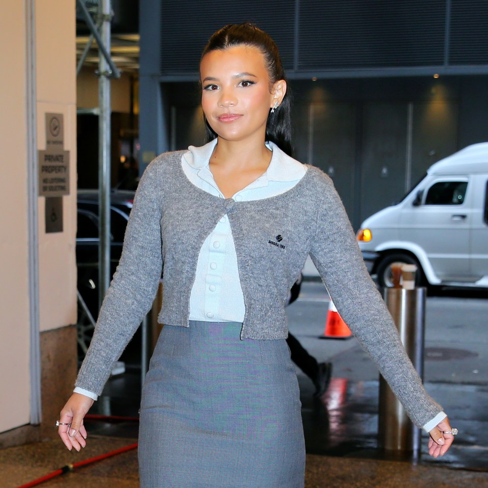 Nikki Rodriguez an CBS -Morgen in New York City.